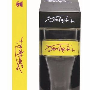 Jimi Hendrix Purple Signature Band Pint Glass